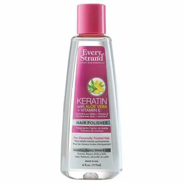 Every Strand: Keratin With Aloe Vera + Vitamin E Hair Polisher 6Oz 1
