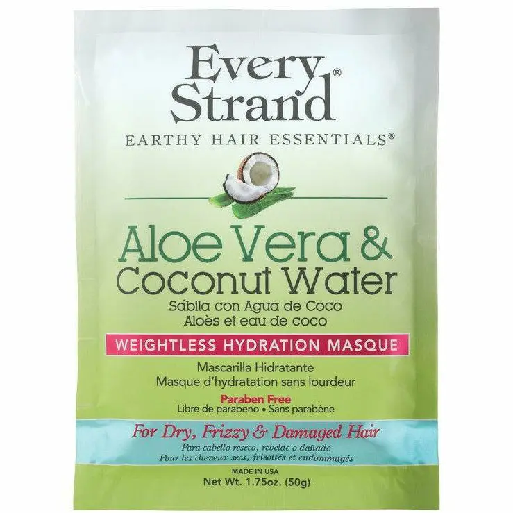 Every Strand: Aloe Vera & Coconut Water Weightless Hydration Masque 1.75Oz 1