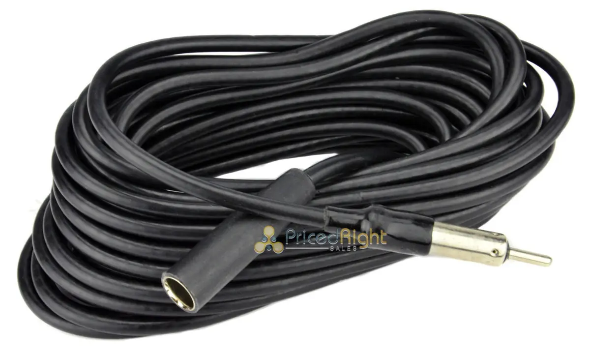 Xscorpion 18' Auto Antenna Extension Cable Male Female Car Adapter Am Fm Ext-18 1