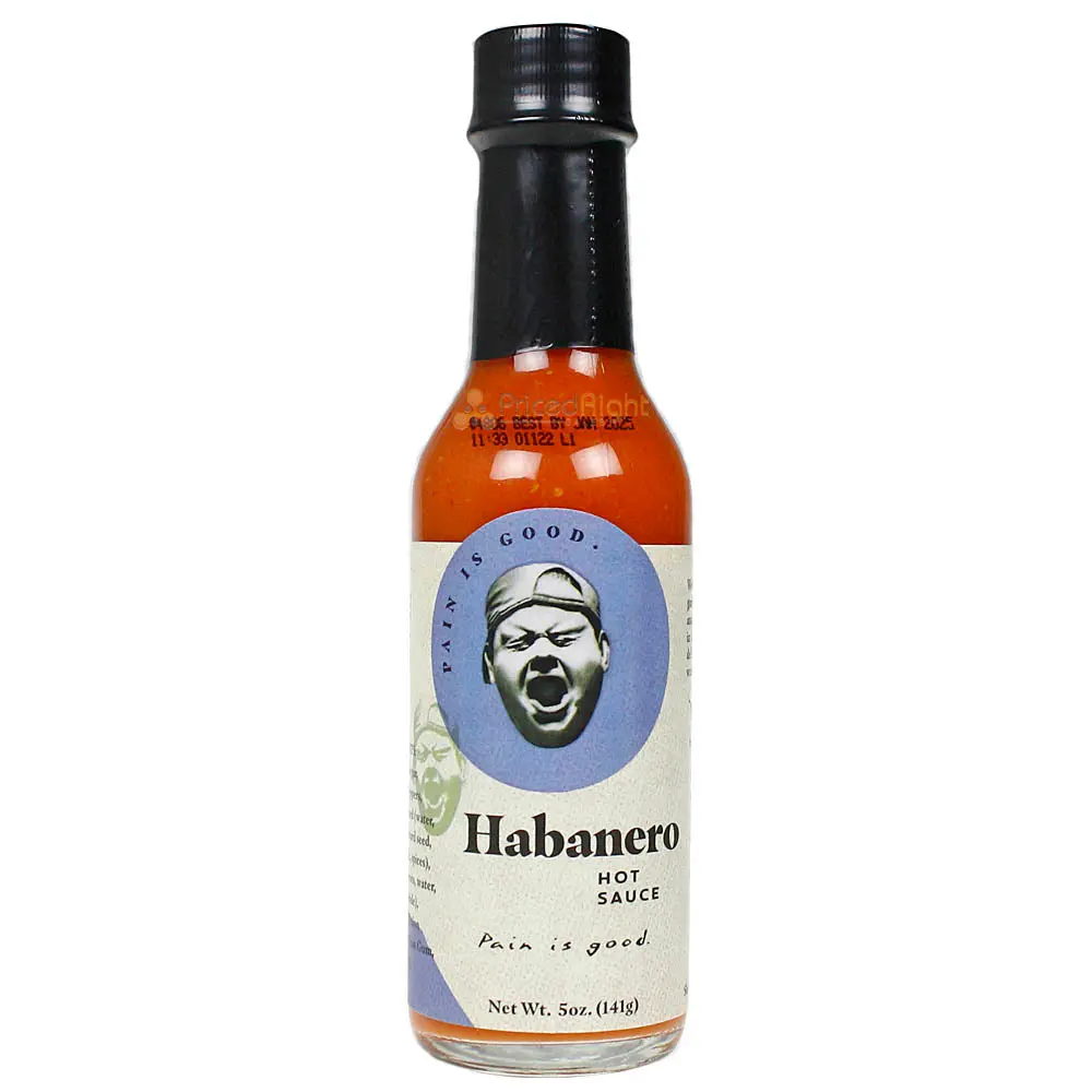 Pain Is Good Habanero Kitchen Table Hot Sauce Small Batches Big Flavor 5 Oz. 1