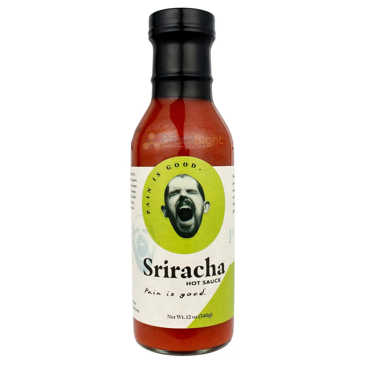 Pain Is Good Sriracha Hot Sauce Hot & Tangy All Natural All Purpose 12 Ounce 1