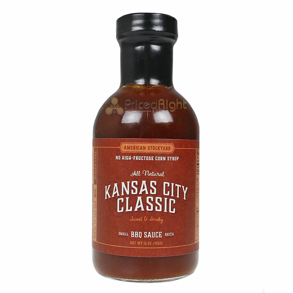 American Stockyard All Natural Kansas City Classic Bbq Sauce Gluten Free 15 Oz. 1