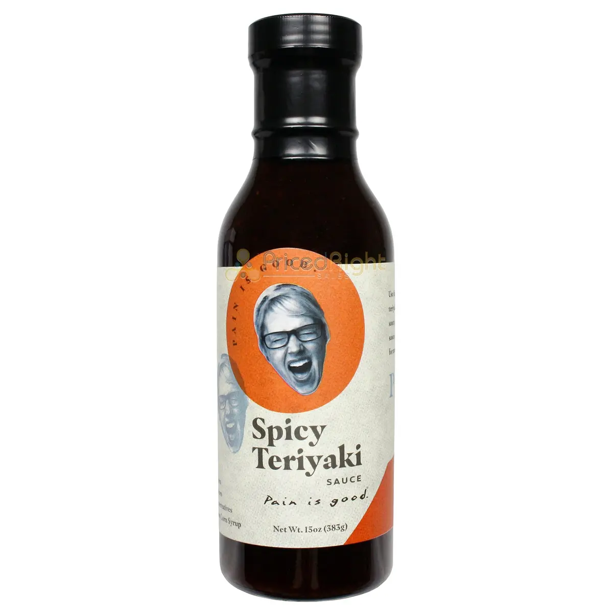 Pain Is Good Spicy Teriyaki Wing Sauce Sweet Heat All Natural 2/5 Heat 15 Ounce 1