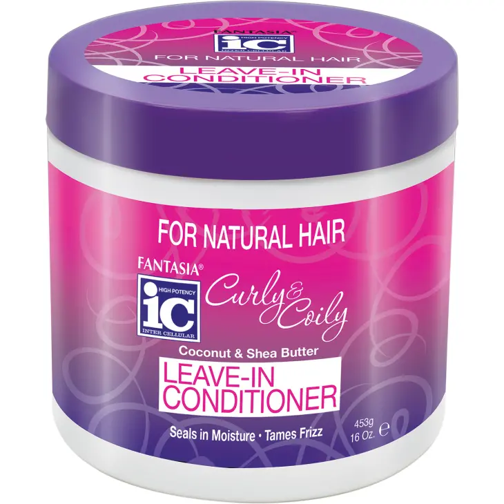 Fantasia: Ic Curly & Coily Leave-In Conditioner 16Oz 1