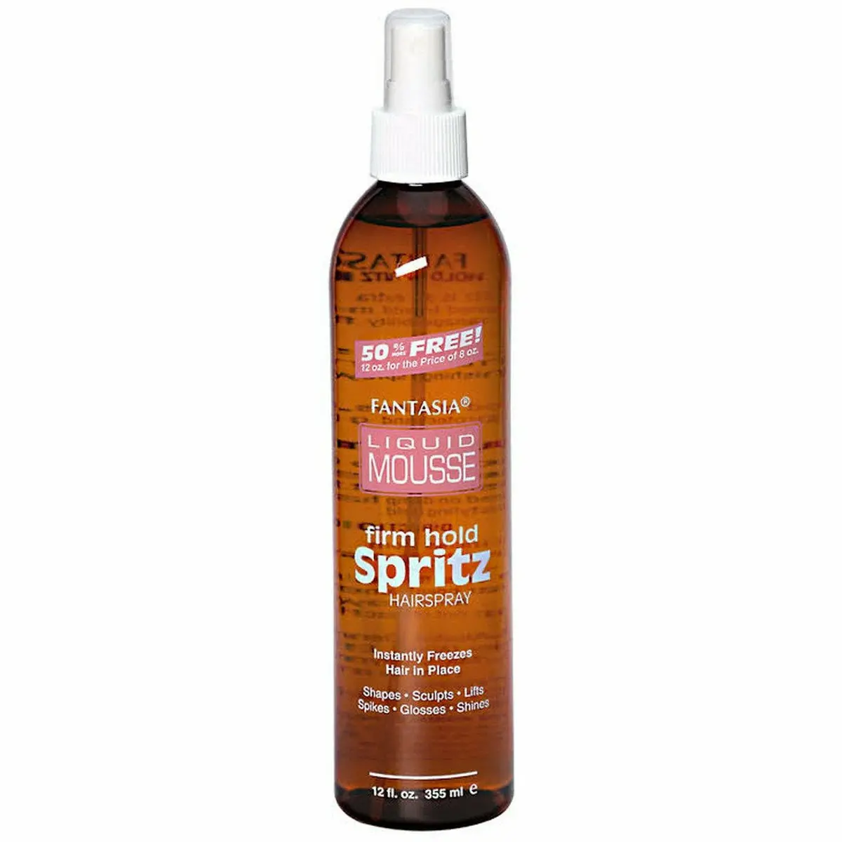 Fantasia: Liquid Mousse Firm Hold Spritz Hairspray 12Oz 1