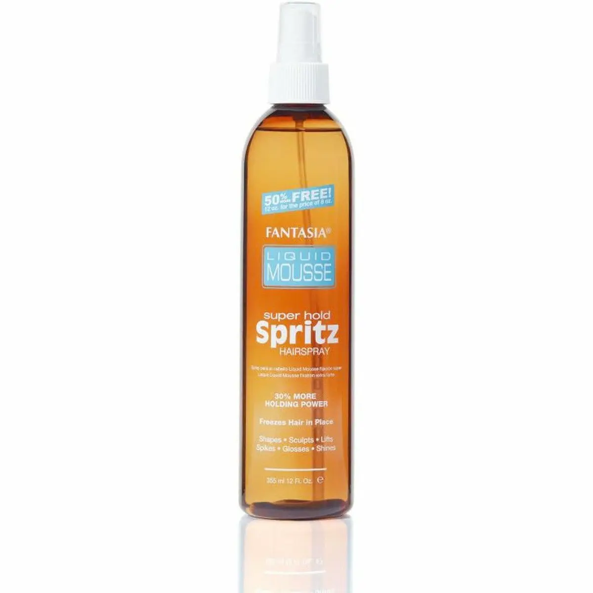 Fantasia: Liquid Mousse Super Hold Spritz Hairspray 10Oz 1