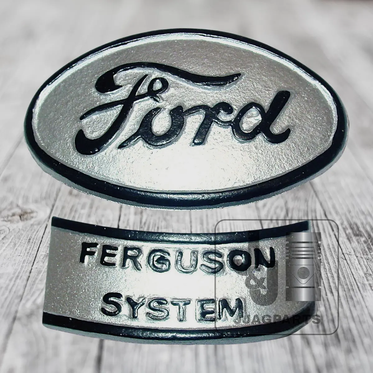 Hood Emblem 2-Piece Fits Ford Tractor | Replaces 9N16600 2