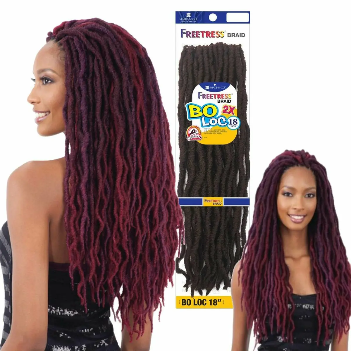 Freetress: 2X Bo Loc 18'' 1