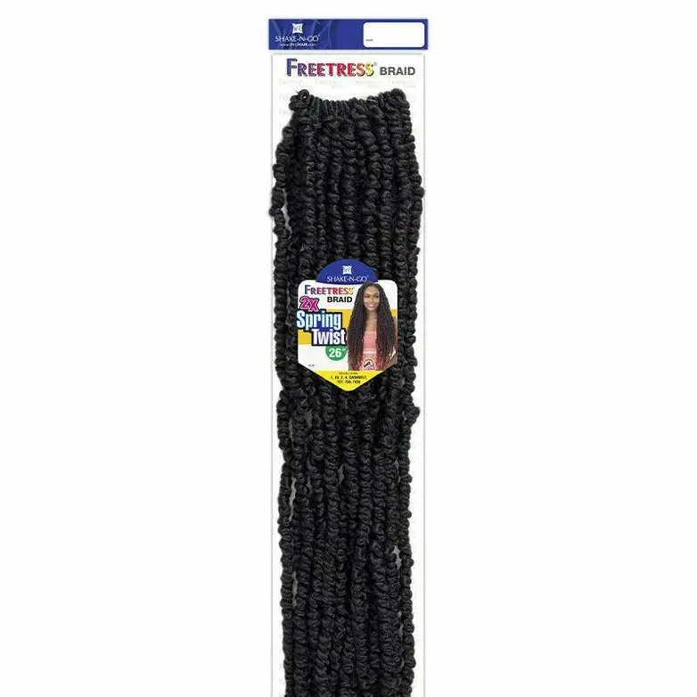 Freetress: 2X Spring Twist 26" Crochet Braids 1