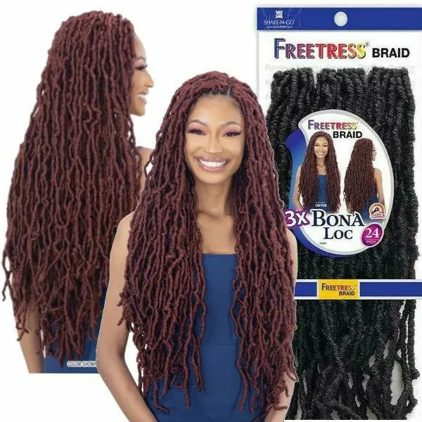 Freetress: 3X Bona Loc 24'' Crochet Braid 1