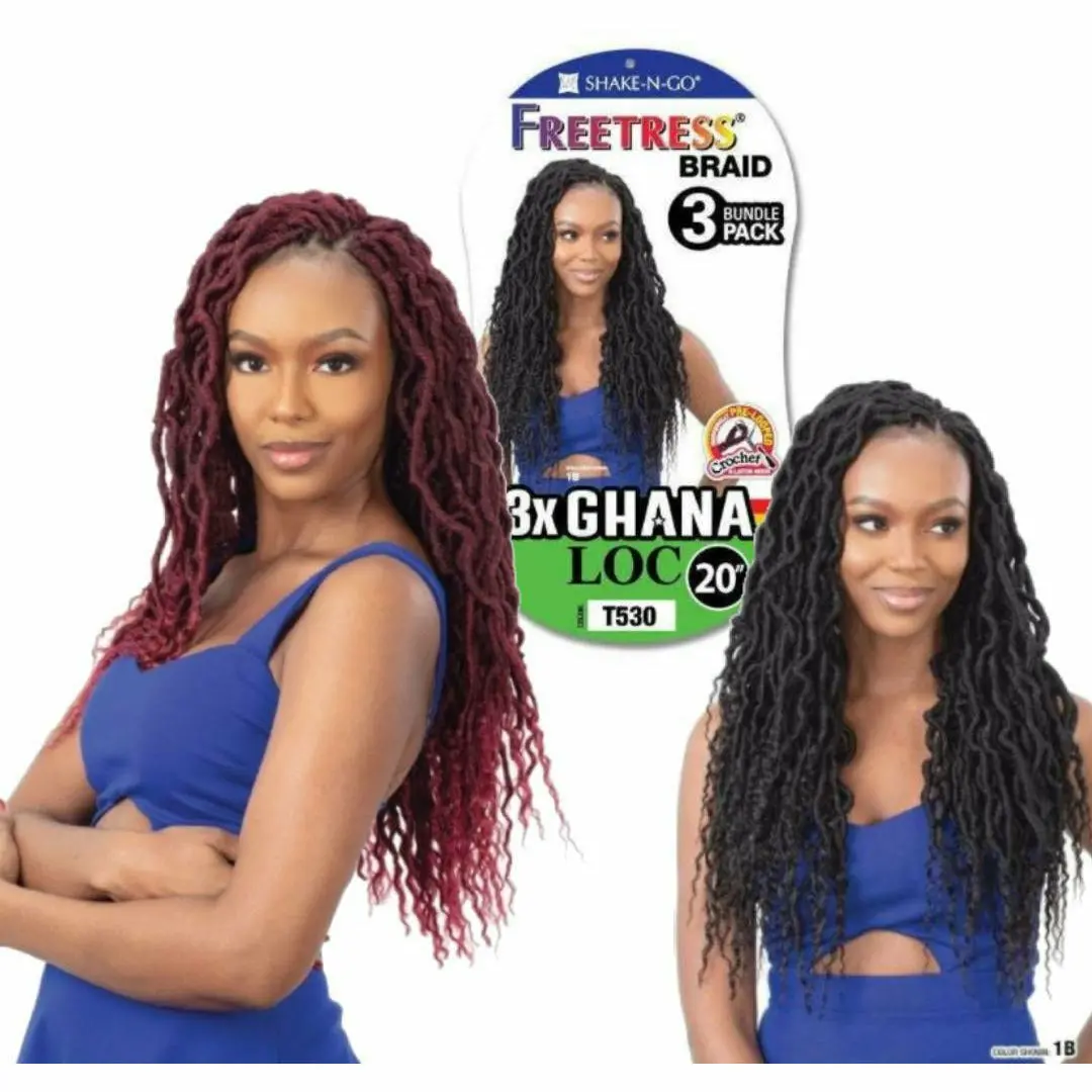 Freetress: 3X Ghana Loc 20" Crochet Braids 1