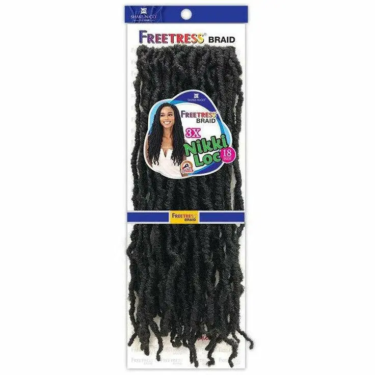 Freetress: 3X Nikki Loc 18" Crochet Braids 1