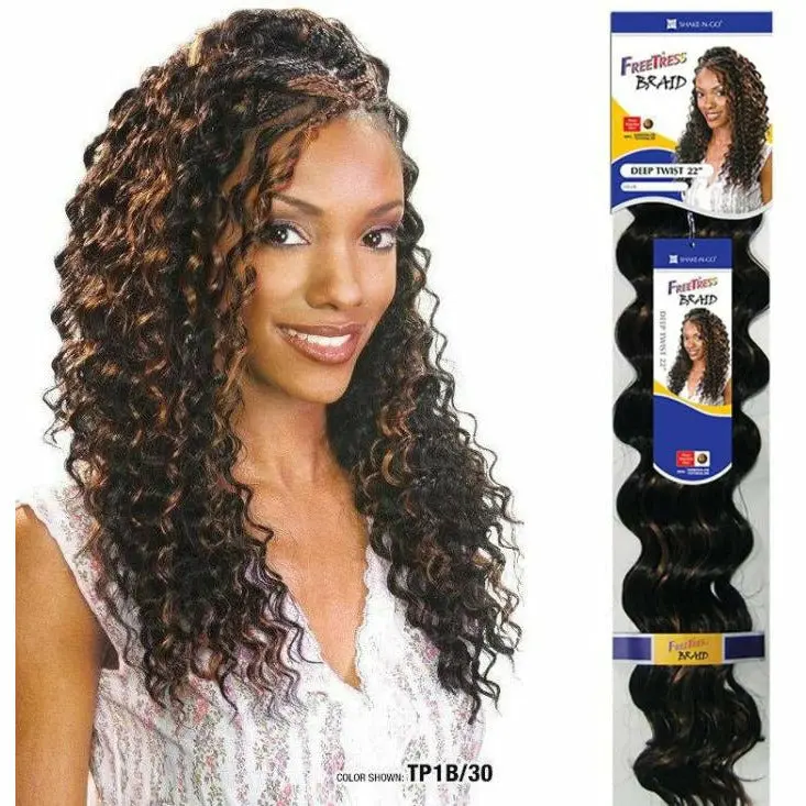 Freetress: Deep Twist 22" Crochet Braids 1