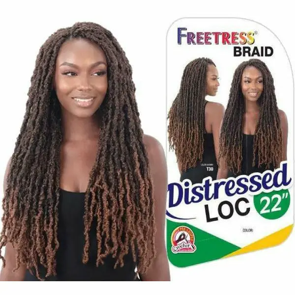 Freetress: Distressed Loc 22" Crochet Braids 1