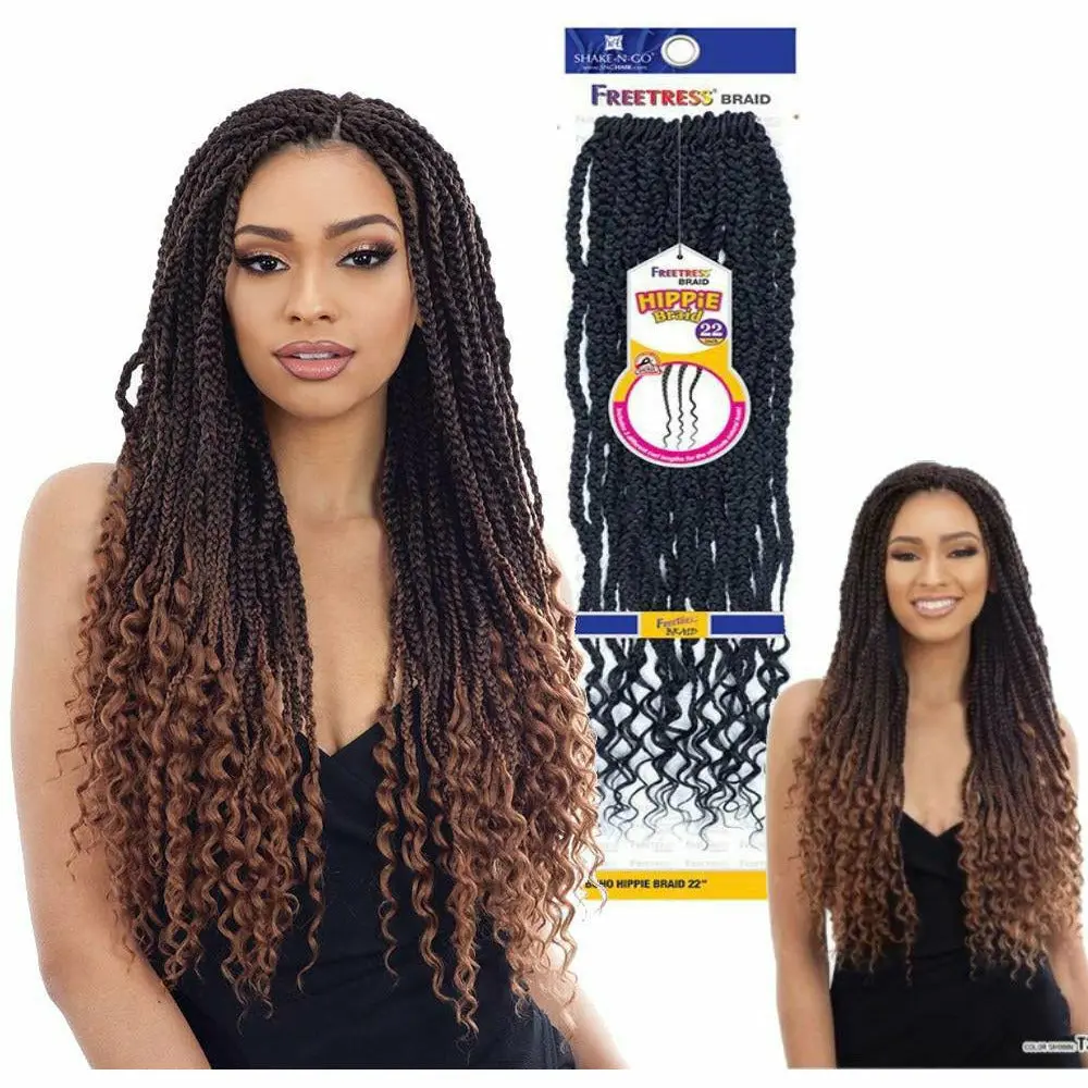 Freetress: Hippie Braid 22" Crochet Braids - Final Sale 1