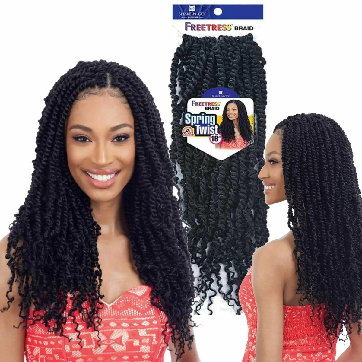 Freetress: Spring Twist 18" Crochet Braids 1