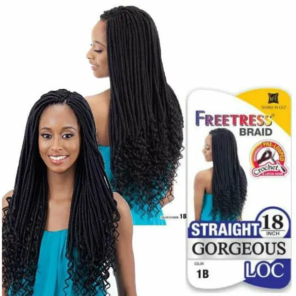 Freetress: Straight Gorgeous Loc 18'' Crochet Braids 1