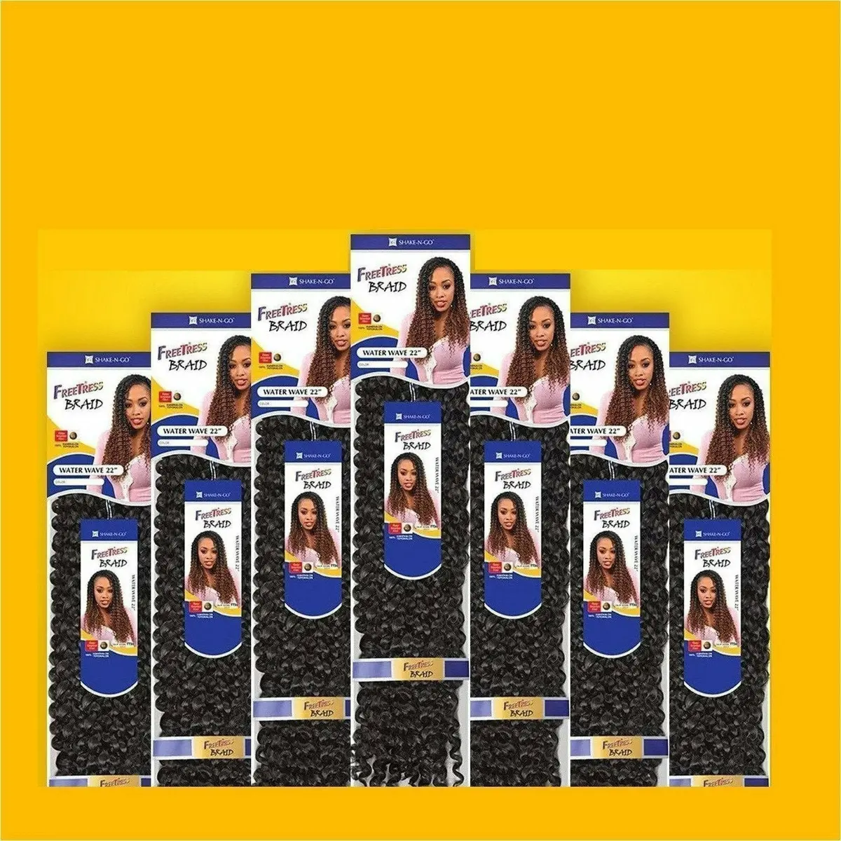 Freetress: Water Wave Crochet Braids 22" 1