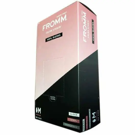 Fromm: Vinyl Clear Powdered Gloves 1