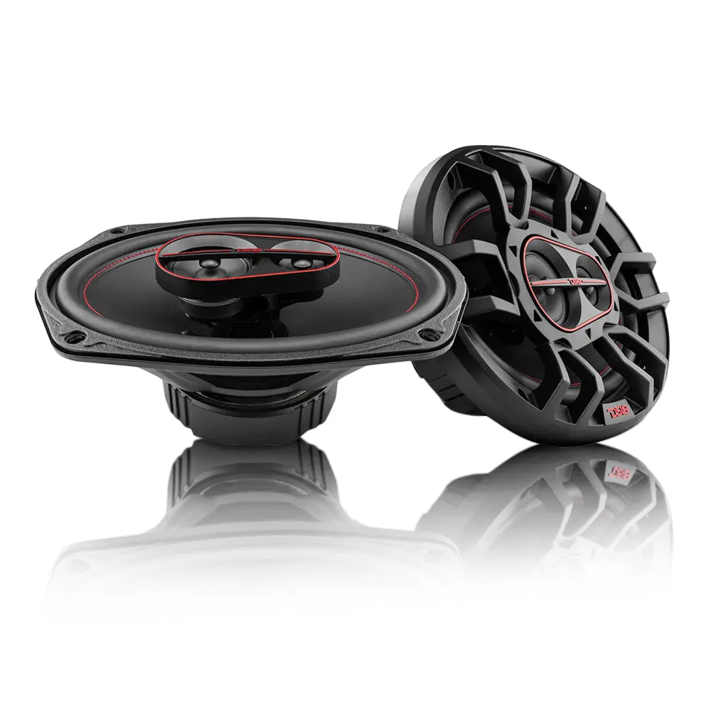 Ds18 G6.9Xi 3-Way Coaxial Speakers 60 Watts Rms 4-Ohm 6 X 9 Inch W/ Grills Pair 1