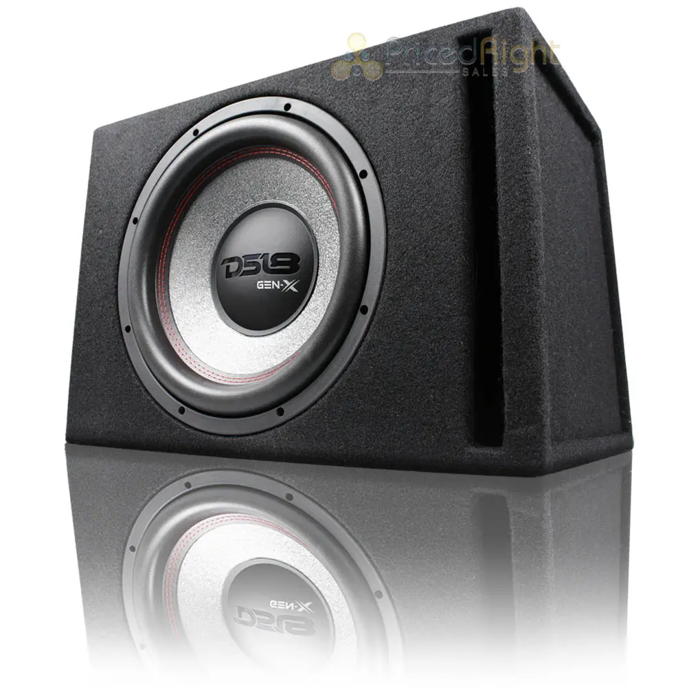 Ds18 Bass Package Gen-X124d 12" Subwoofer Ported Box 900 Watts Max Gen-X112ld 1