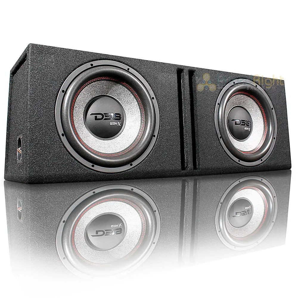 Ds18 Bass Package Gen-X124d Loaded Ported Box 2+2 Ohm 1800 Watts Max Gen-X212ld 1