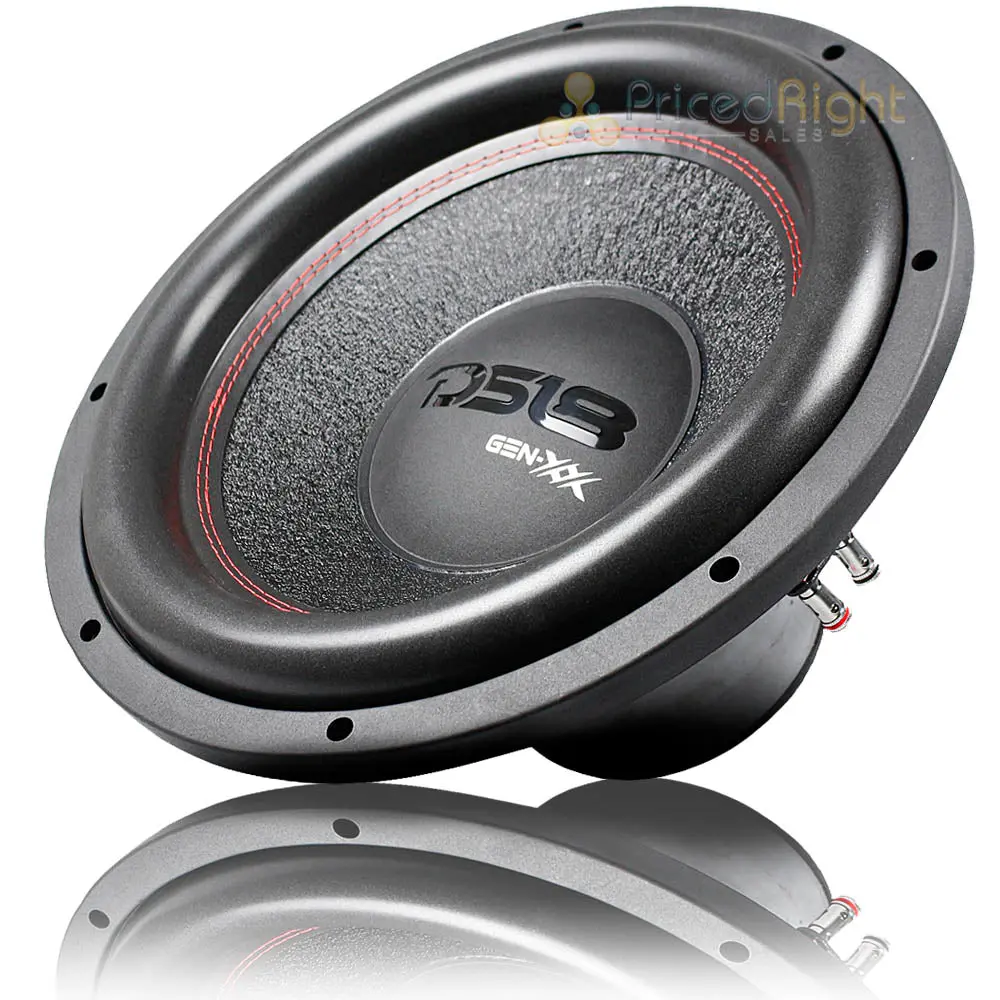 Ds18 15" High Excursion Subwoofer Dual 4 Ohm 1100 Watts Max Power Gen-Xx15.4Dhe 1