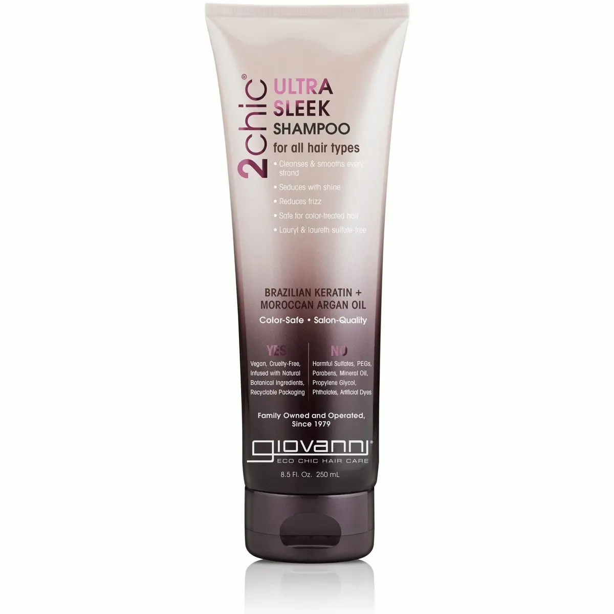 Giovanni: 2Chic Brazilian Keratin & Argan Oil Ultra-Sleek Shampoo 8.5Oz 1