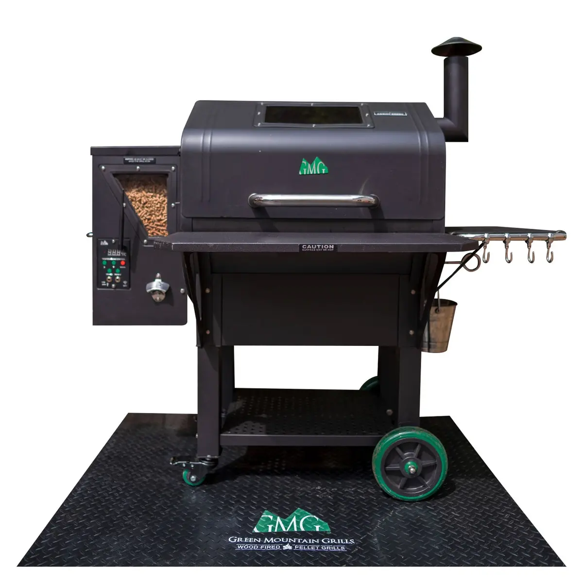 Green Mountain Grills 48" X 36" Inch Grill Mat Protector Easy To Clean Gmg-4111 1