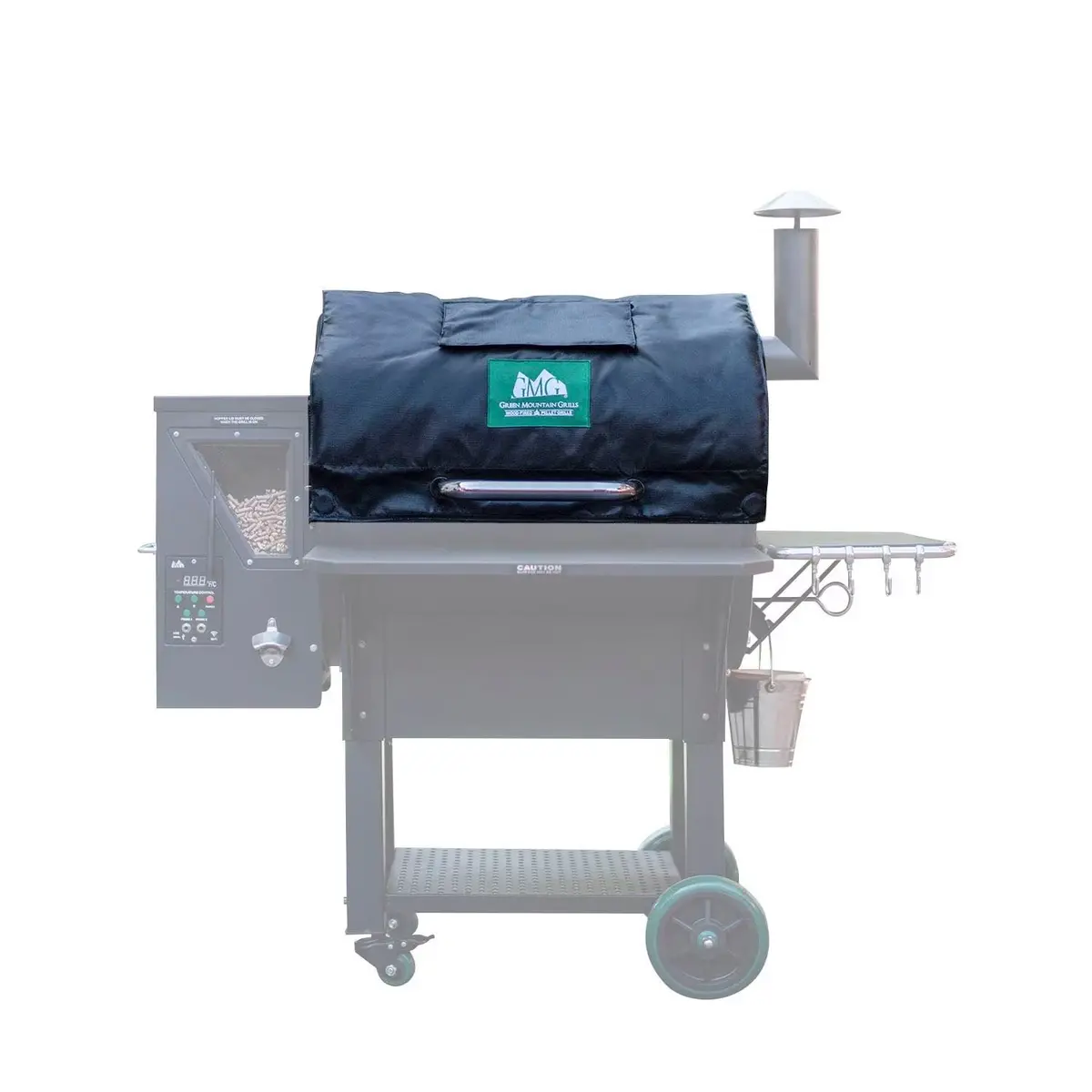 Green Mountain Grills Thermal Blanket For Ledge Prime & Db Models Black Gmg-6047 1