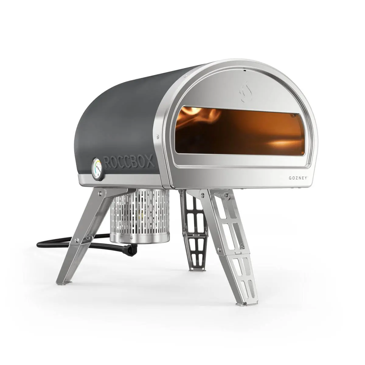 Gozney Roccbox Portable Outdoor Pizza Oven Restaurant Grade With Gas Burner Grey 1