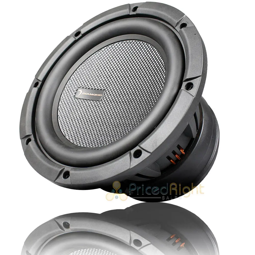 Diamond Audio 10" Dvc Subwoofer 1000 Watts Max Power Dual 2 Ohm Hex Series H102 1