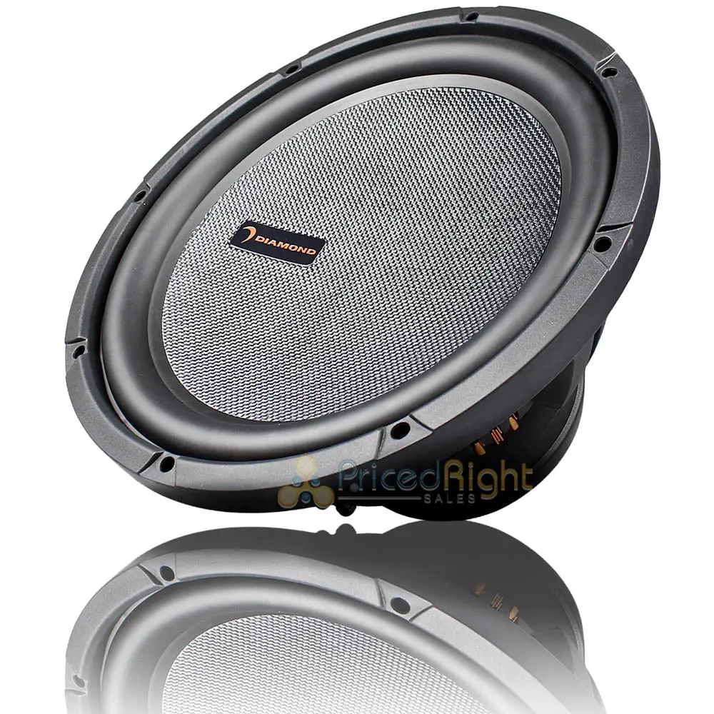 Diamond Audio 15" Dvc Subwoofer 1500 Watts Max Power Dual 4 Ohm Hex Series H154 1