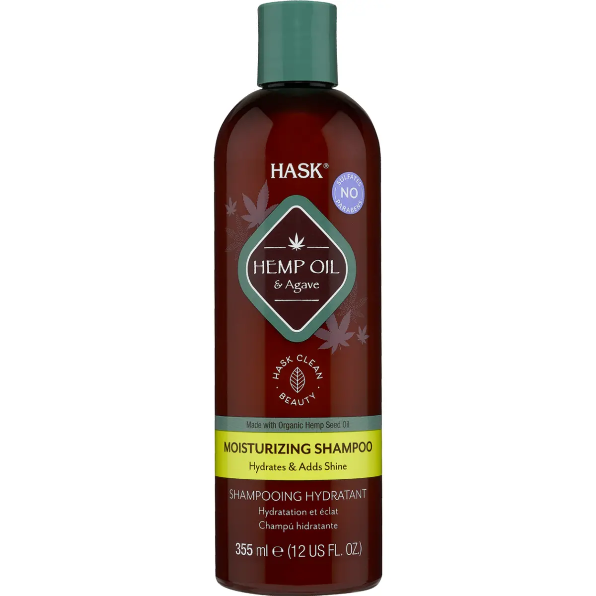 Hask: Hemp Oil & Agave Moisturizing Shampoo 1