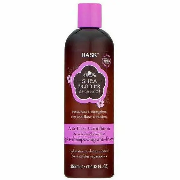 Hask: Shea Butter & Hibiscus Oil Anti-Frizz Conditioner 1