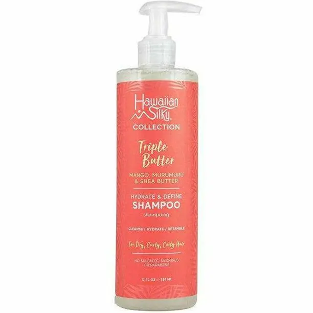 Hawaiian Silky: Triple Butter Hydrate & Define Shampoo 12Oz 1