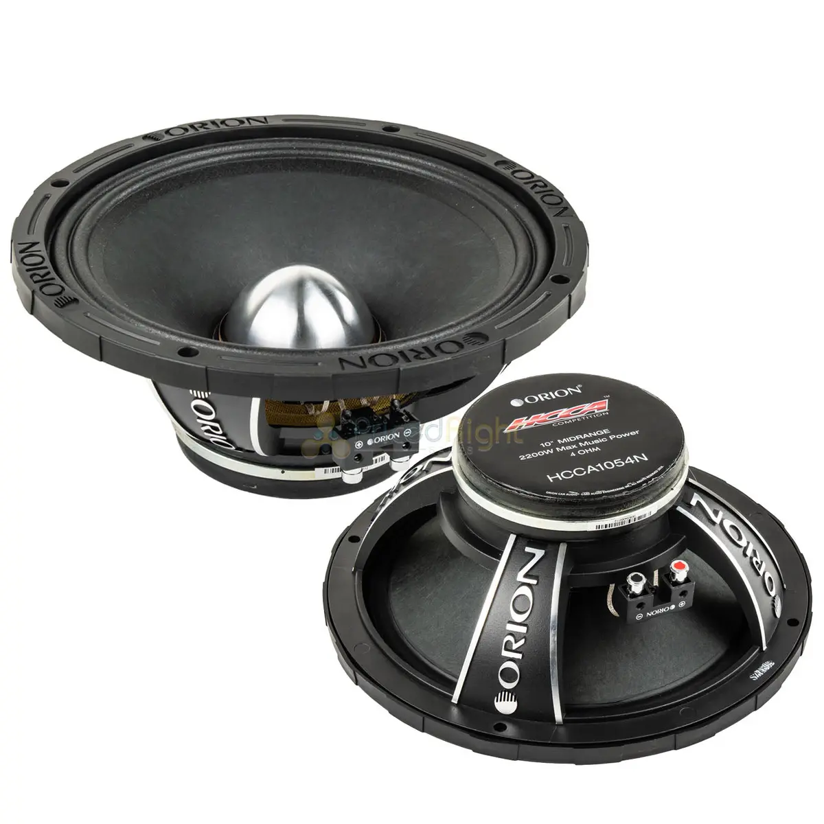2 Pack 10" Midrange Speakers 4 Ohm 550 Watts Rms Car Audio Orion Hcca1054n 1