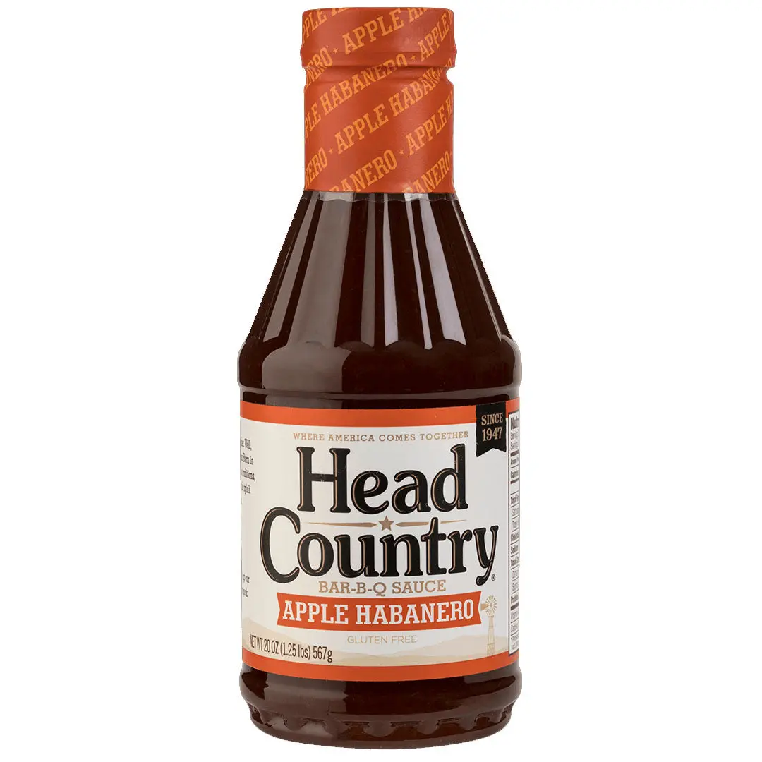 Head Country Apple Habanero Bbq Sauce Crisp Sweet Apples Habanero 20 Oz Bottle 1