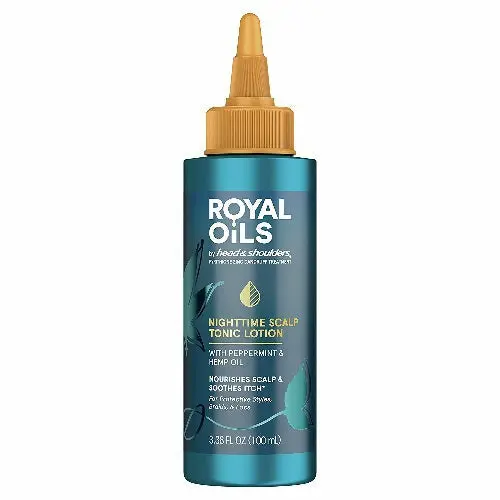Head & Shoulders: Royal Oils Nighttime Scalp Tonic Lotion 3.38Oz 1