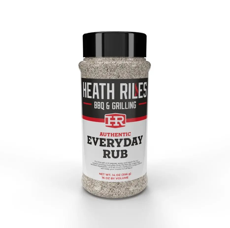 Heath Riles Authentic Everyday Rub 16 Oz Bottle Salt Pepper Garlic 14937 1