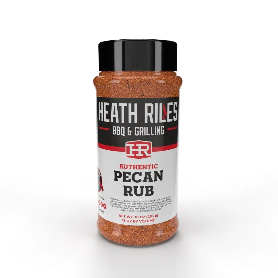 Heath Riles Bbq Authentic Pecan Rub 16 Oz. Award Winning Championship Blend 1