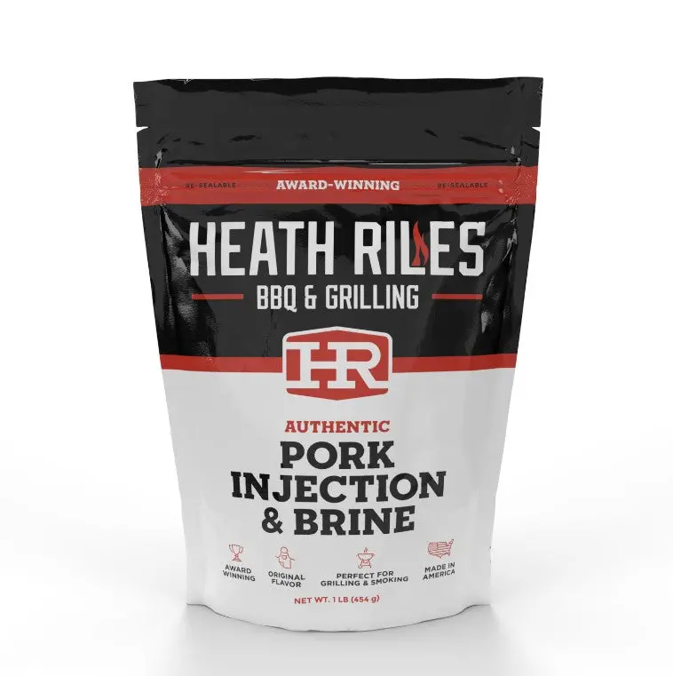 Heath Riles Authentic Pork Injection And Brine Award-Winning Recipe 1-Pound Bag 1