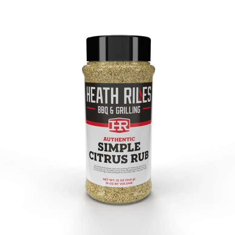 Heath Riles 16 Oz Bbq & Grilling Simple Citrus Seasoning Tangy Flavor 50287 1