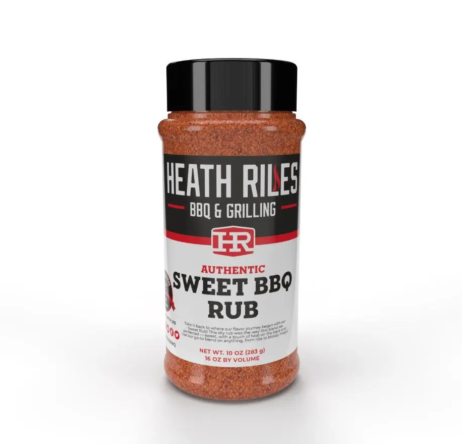 Heath Riles Sweet Bbq Rub 16 Oz Bottle Award Winning Smokey Sweet Heat 14876 1