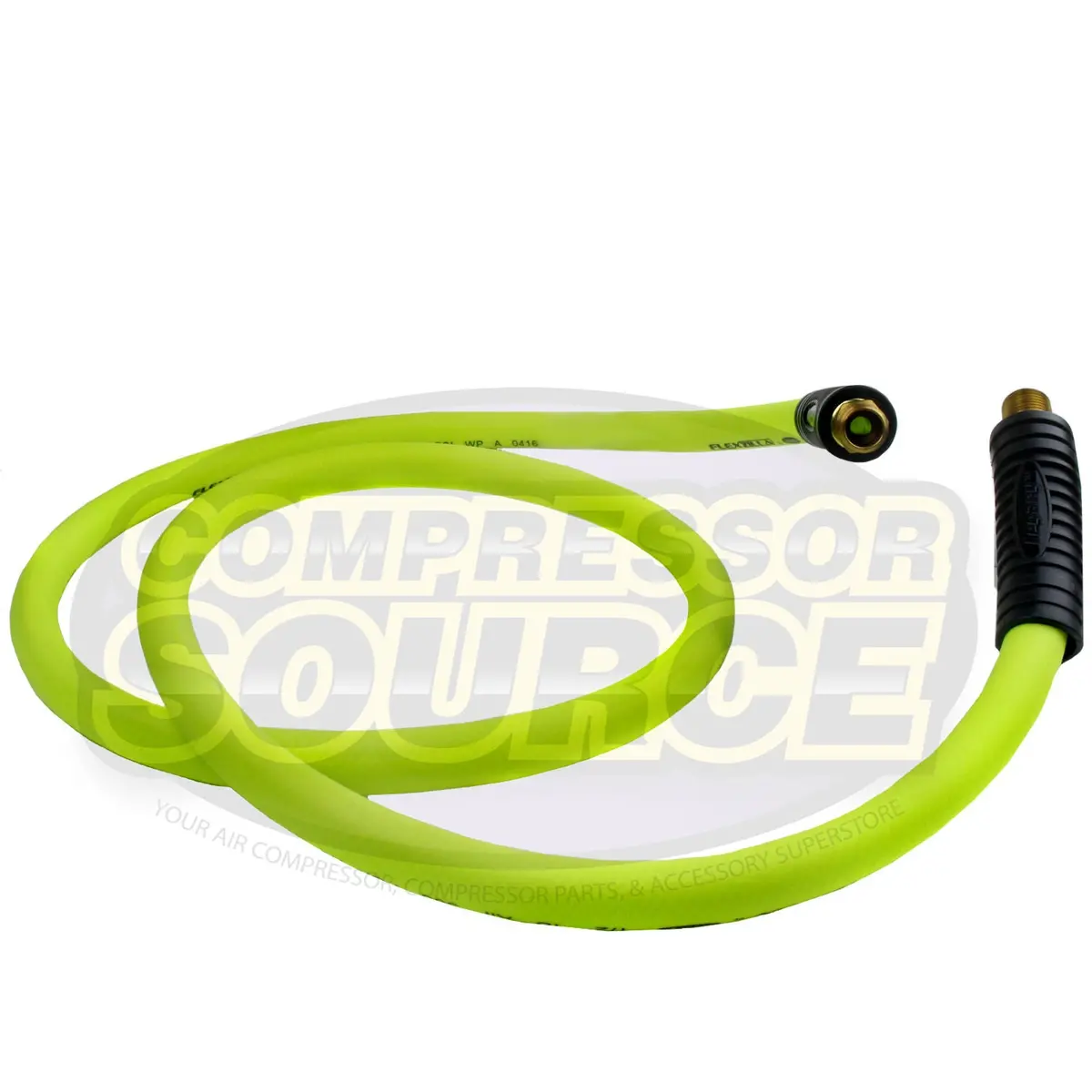 Flexzilla 1/2" X 6' Ft Air Hose Whip With 1/2' Mnpt Swivel Hfz1206yw4s 1