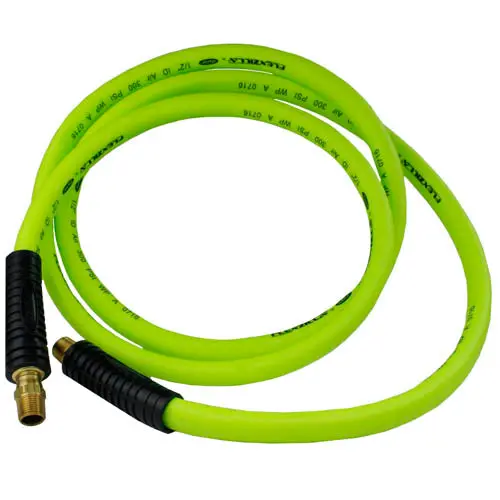 Flexzilla 1/2" X 8' Ft Air Hose Whip With 3/8' Mnpt Swivel Hfz1208yw3s 1