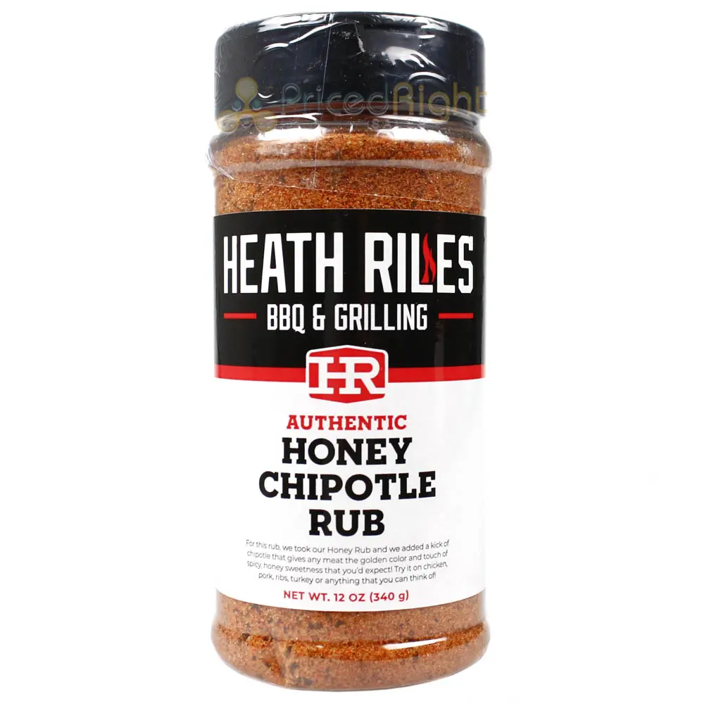 Heath Riles Bbq Authentic Honey Chipotle Rub 16 Oz Award Winning Championship 1