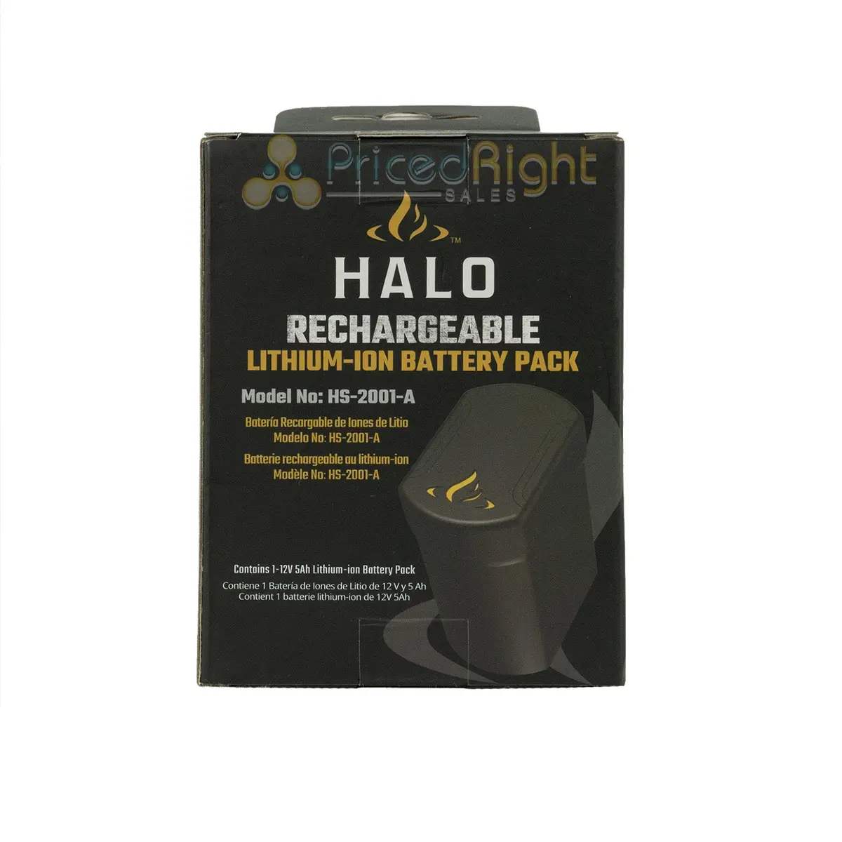 Halo Universal Lithium-Ion Rechargeable Battery Pack Single Battery Hs-2001-A 1