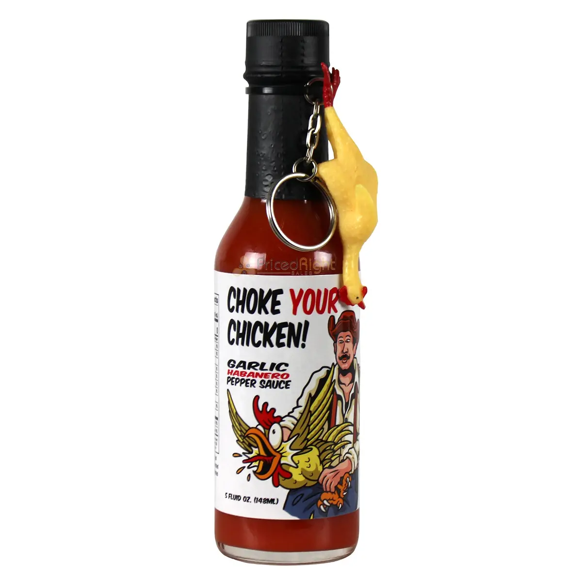 Choke Your Chicken Garlic Habanero Pepper Hot Sauce Spicy 5 Oz Bottle Hsd024 1