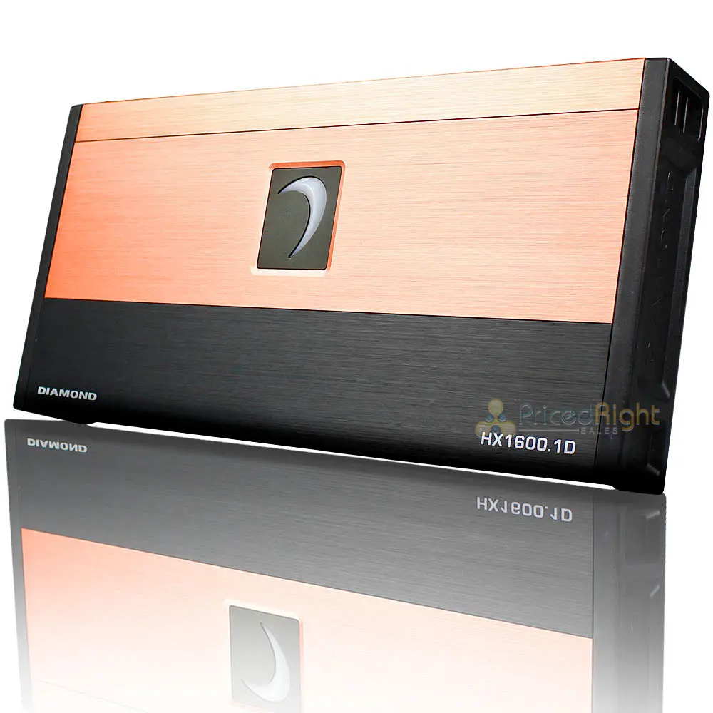 Diamond Audio 1 Channel Monoblock Digital Amplifier 1600W Max 1 Ohm Hx1600.1D 1